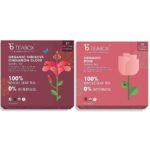 Teabox Organic Hibiscus Cinnamon Clove Green Tea Bags 50 pcs & Teabox Organic Rose Green Tea 25 Teabags - Fast UK Delivery