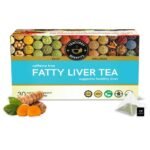 TEACURRY Fatty Liver Tea (1 Month Pack, 30 Tea Bags) - Helps With Fatty Liver Detox, Ginger, 60 Gms - Fast Shipping to USA & Canada