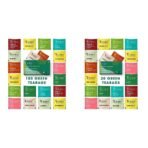 Teabox Green Tea Sampler Bags 100pcs (10pcs X 10 flavors) & Teabox Green Tea Sampler Bags 20pcs (2pcs X 10 flavors) - Fast UK Delivery
