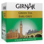 Girnar Earl Grey Green Tea (10 Tea Bags) - Fast UK Delivery