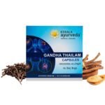Kerala Ayurveda Gandha Thailam Capsule| For Strong and Healthy Joints| Quick Relief from Sports Injuries | Fast Healing in Fractures and Dislocations| Sesame Oil Base |With Thila, Yashtimadhu, Manjistha, Devadaru, and Milk|100 capsules - Fast UK Delivery