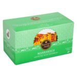 Karma Kettle Marrakech Authentic Moroccan Green Tea, Low Caffeine, High Antioxidants, with Spearmint - 25 Pyramid Teabags, 50 g - Fast UK Delivery