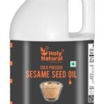 Holy Natural - The Wonder of World Holy Natural Cold Pressed Organic Sesame/Til/Gingelly Seed Oil(1000Ml),Extra Virgin,No Gmo,Edible Oil. - Fast UK Delivery