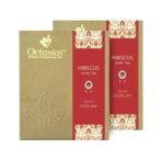 Octavius | Hibiscus Clove & Lemongrass Green Tea - 100 Gm ( Pack of 2) | 100 Cups | 100% Natural Ingredients | Loose Leaf | Promote Weight Loss | Improve Skin and Hair | Energizes Body & Mind | 200 Gm Box - Fast UK Delivery