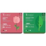 Teabox Organic Rose Green Tea 25 Teabags & Teabox Organic Green Mint Tea 25 Teabags - Fast UK Delivery
