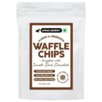Urban Platter Choco Drizzle Waffle Chips, 100g (Fun and Light, Crunch in Every bite, Kid-Friendly, Tea time Snack, Dessert Topping) - Fast UK Delivery