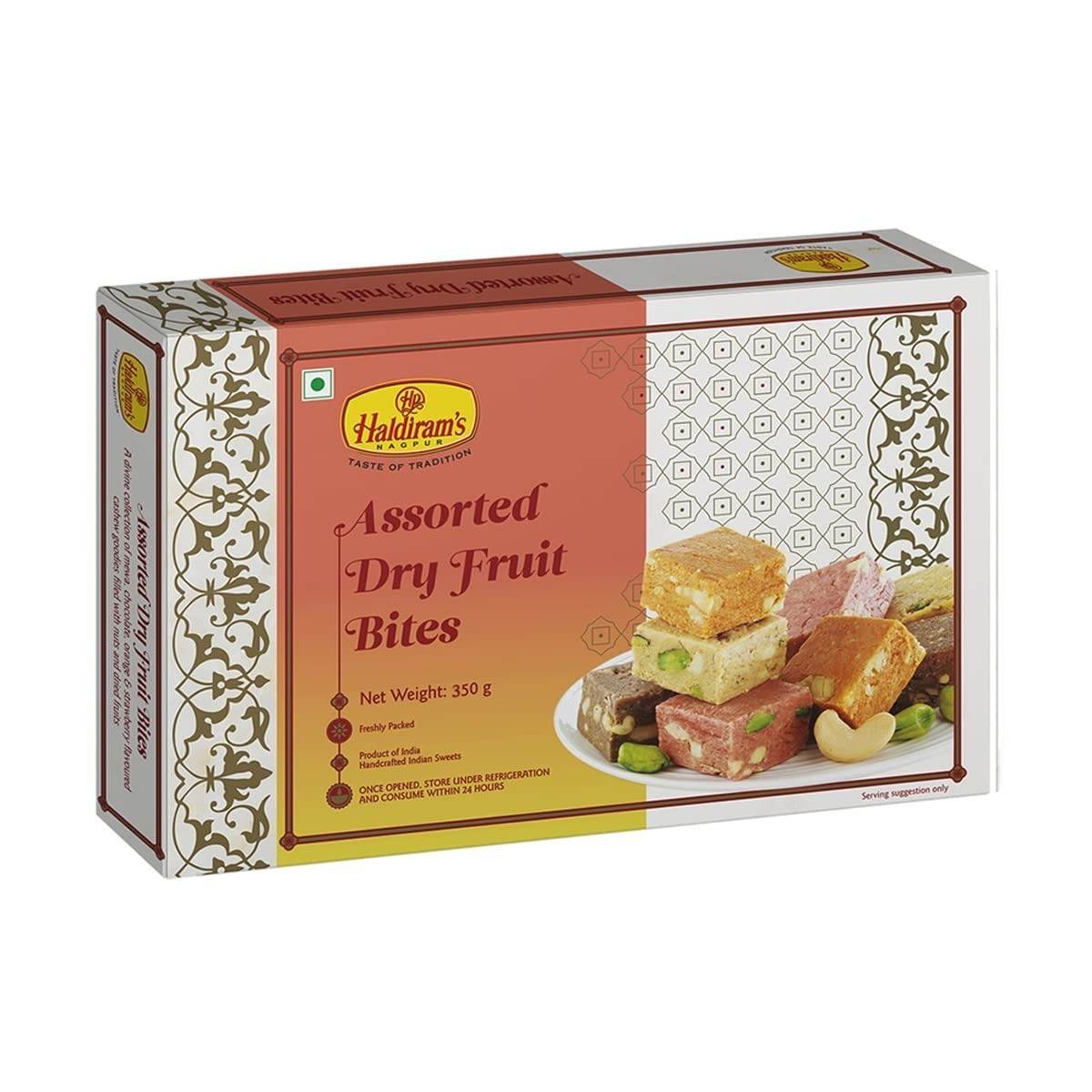 uk61gj1YMxb2L-1.jpg Haldiram's Nagpur Assorted fresh Dry Fruits bites (350 gms) - Fast UK Delivery - Image 1