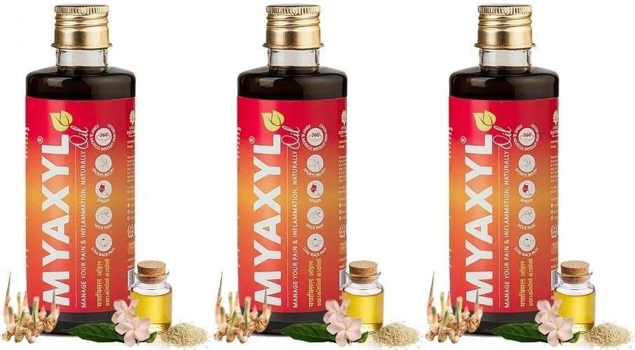 uk61h-HOjWWLL-1.jpg Kerala Ayurveda Myaxyl Oil 200 ml Liquid (200 ml) x pack of 3 - Fast UK Delivery - Image 1