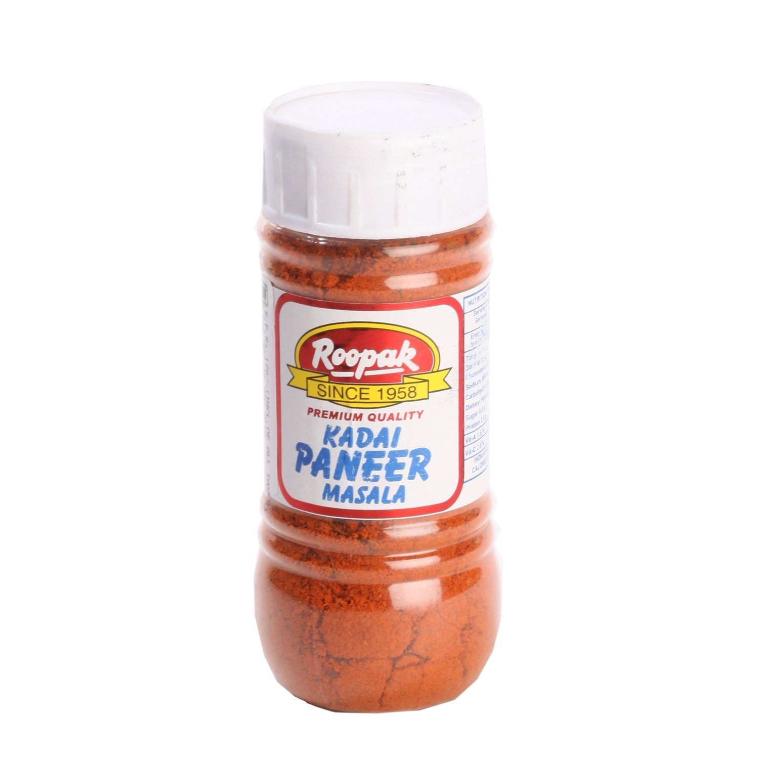 uk61hbVCo9O1L-1.jpg Roopak Masala - Kadai Paneer, 100g Bottle - Fast UK Delivery - Image 1