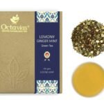 Octavius Lemony Ginger Mint Loose Leaf Green Tea - 100 Gms - Fast UK Delivery