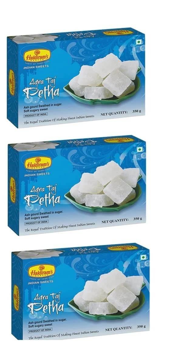 uk61jpuIfQJ8L-1.jpg Haldiram's Nagpur Agra Taj Petha (Pack of 3- 350 gm Each) - Fast UK Delivery - Image 1