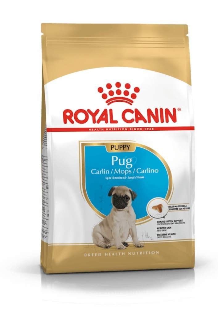 uk61jqN6Mh1L.jpg Royal Canin Pug Junior Pellet Dog Food, Variety flavour, 1.5kg - Fast UK Delivery - Image 1