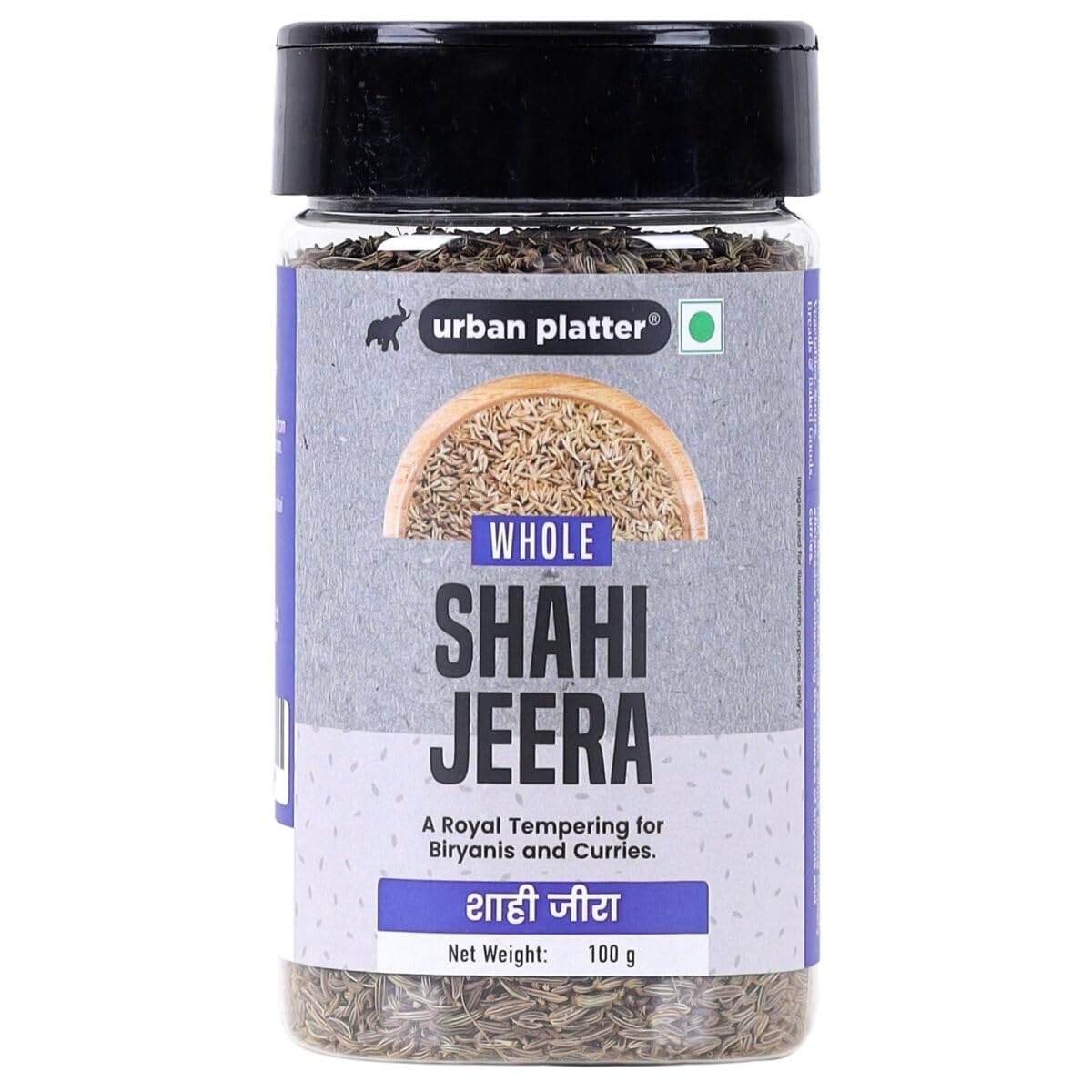 uk61k8UH6ZKvL-1.jpg Urban Platter Whole Shahi Jeera, 100g (Shahi Jeera | Whole Spices | Caraway Seeds | Indian Khada Masala) - Fast UK Delivery - Image 1