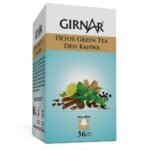 Girnar Detox Desi Kahwa Green Tea Bags-Set Of 36-(Pack Of 5),200 Grams - Fast UK Delivery