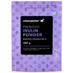 Urban Platter Inulin Powder, 300g [Fructo Oligo Saccharides, Prebiotic & Rich in Fiber, FOS] - Fast UK Delivery