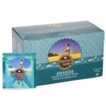 Karma Kettle Ananda-Green Tea with Tulsi, Ginger & Marigold, Loaded with Anti Oxidants, 100% Pure, Natural Detox, Tulsi or Holy Basil, Ginger or Super Root, 25 Pyramid Teabags, 50 g - Fast UK Delivery
