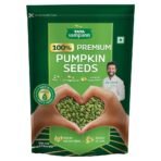 Tata Sampann Pumpkin Seeds, 200g, Rich in Protein, Dietary Fibre, Magnesium & Phosphorus, Raw & Unroasted Pumpkin Seeds, Source of Iron & Zinc, Handpicked Seeds, Resealable Pack - Fast UK Delivery