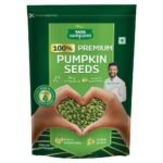 Tata Sampann Pumpkin Seeds, 200g, Rich in Protein, Dietary Fibre, Magnesium & Phosphorus, Raw & Unroasted Pumpkin Seeds, Source of Iron & Zinc, Handpicked Seeds, Resealable Pack - Fast UK Delivery