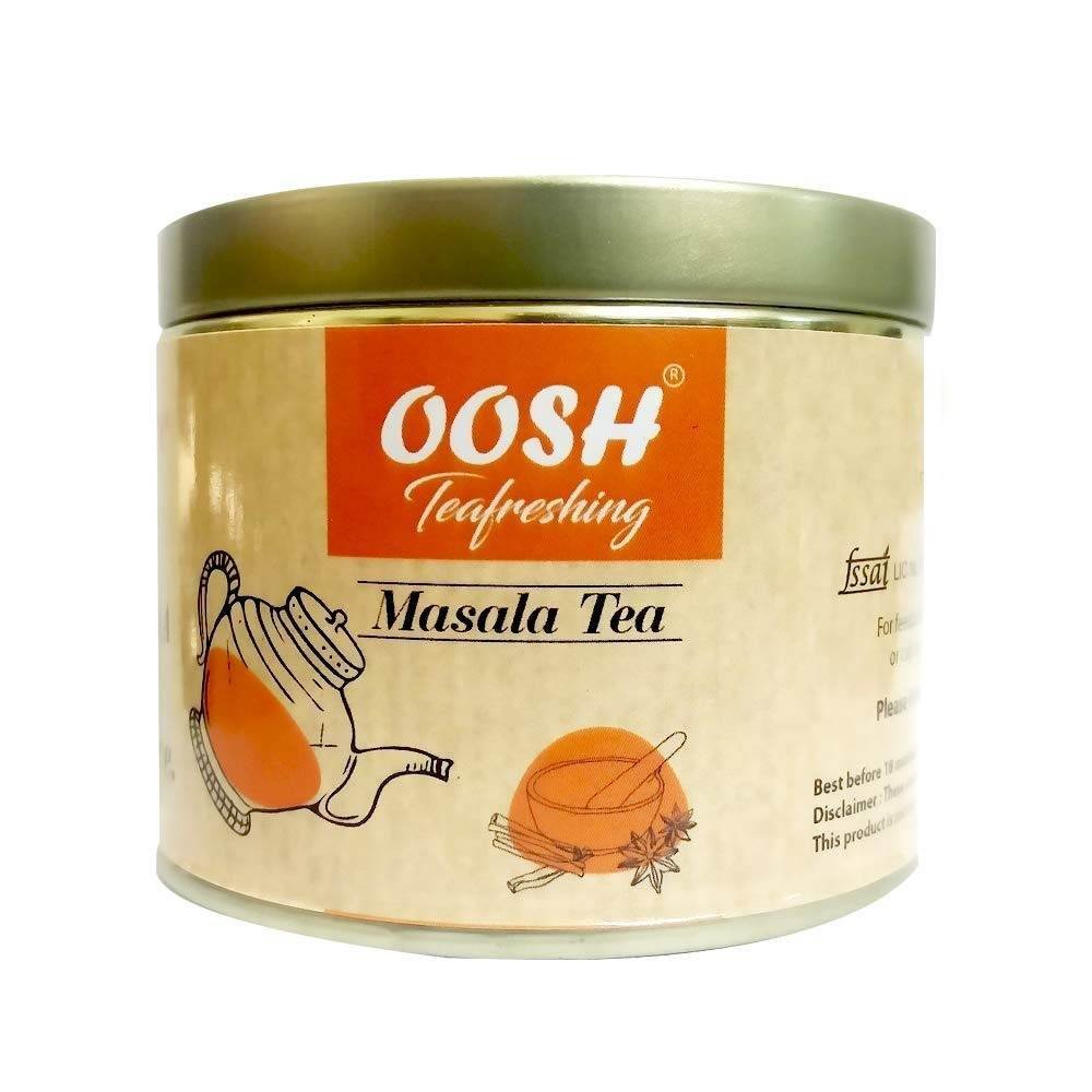 uk61kYf2RQkL-1.jpg OOSH Teafreshing Masala Tea Mini Tin Pack, 50 g - Fast UK Delivery - Image 1