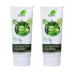 Cura Aloe Vera Neem Face Wash I With the goodness of Tea tree, Cucumber, Aloe & Neem I Purifies skin I Anti - Acne I Deep pores cleansing I 200 ml - Fast UK Delivery