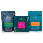 TGL Co. The Good Life Company Tgl Co. Monsoon Lifestyle Experiential Teas (Kadak Masala 100 Gram + Bombay Cutting Chai 100 Gr + Kashmiri Kahwa Black Tea 16 Tea Bags) Pack Of 3 - Fast UK Delivery