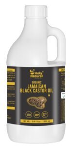 Holy Natural - The Wonder of World Holy Natural Organic Jamaican Black Castor Oil For Hair, Eyelash, Eyebrow And Skin | 1 Liter - Fast UK Delivery