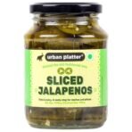Urban Platter Sliced Jalapenos, 340g [ Tangy & Spicy. Great Topping for Pizza, Tacos, Nachos. ] - Fast UK Delivery