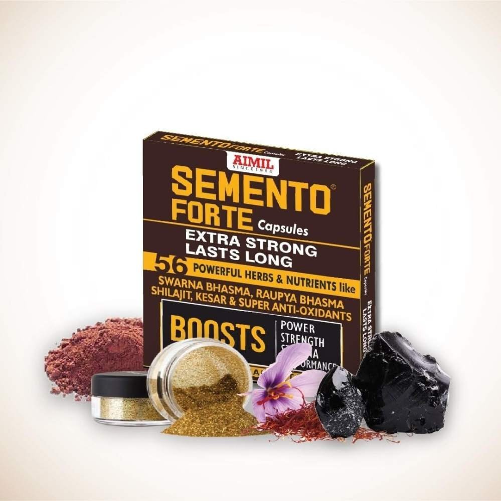 uk61m7yGJmcQL.jpg Aimil Semento Forte 20 Capsules - Fast UK Delivery - Image 1