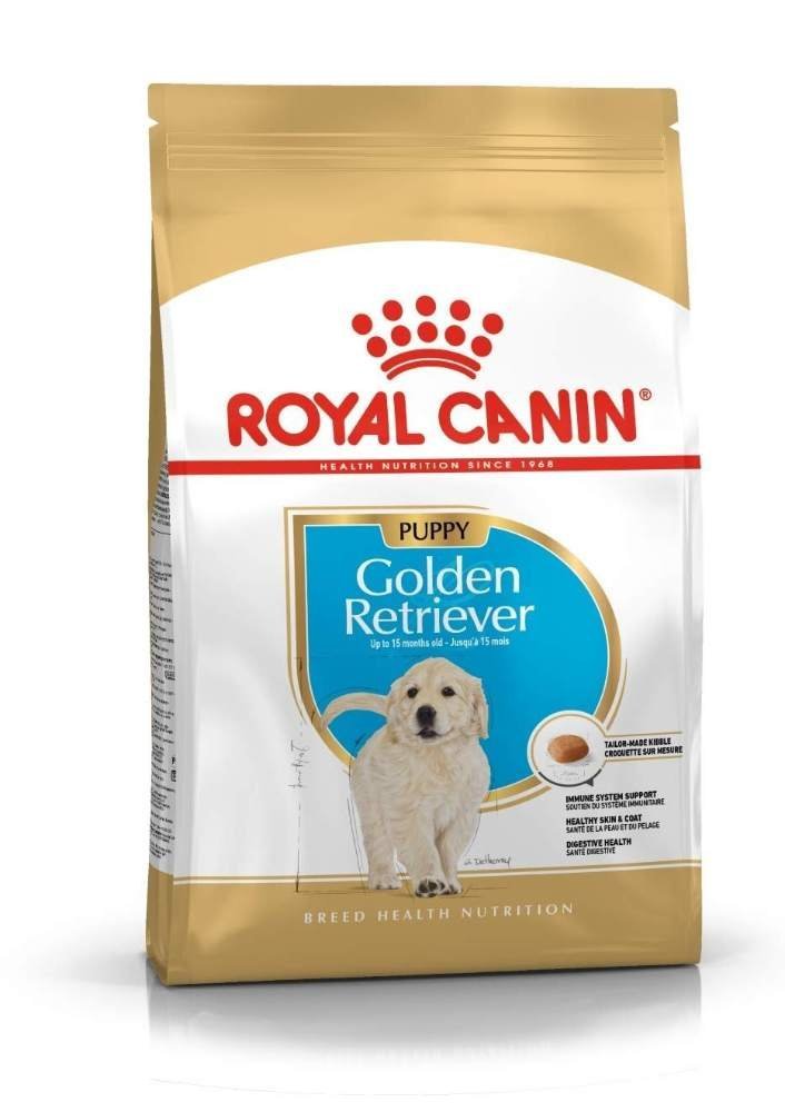 uk61mKvomem9L.jpg Royal Canin Golden Retriever Puppy Pellet Young Dog Food, Meat flavour, 1000g - Fast UK Delivery - Image 1