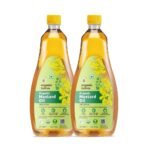 Organic Tattva, Organic Mustard/Sarso Unrefined Cooking Oil - 1 Litre (Pack of 2) - Fast UK Delivery