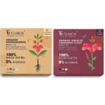 Teabox Organic Ashwagandha Green Tea 50 Teabags & Teabox Organic Hibiscus Cinnamon Clove Green Tea Bags 25 pcs - Fast UK Delivery