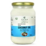 JIVIKA NATURALS/Organics|Virgin Coconut Oil|Cold Pressed Virgin Coconut Oil|Pure Coconut Oil|Natural Coconut Oil|Glass Jar|For Hair & Skin|100% Pure|Extracted From Milk Of Tender Coconuts|500Ml - Fast Shipping to USA & Canada