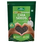 Tata Sampann Pure Chia Seeds, 200g, Rich in Calcium & Protein, Source of Iron - Fast UK Delivery