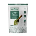 Neuherbs Unroasted Arabica Green Coffee Beans Powder | With Chlorogenic Acid | For Weight Loss Management (200 gm Powder) - Fast UK Delivery