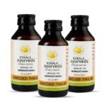 KERALA ayurveda Arimedadi Thailam|Ayurvedic Oil For Oral Health|Oil For Dental Hygeine|Herbal Oil For Teeth|Oil For Healthy Gums|Fresh Breath|100% Ayurvedic|Nyagrodha & Chandan|100 Ml Pack Of 3 - Fast UK Delivery