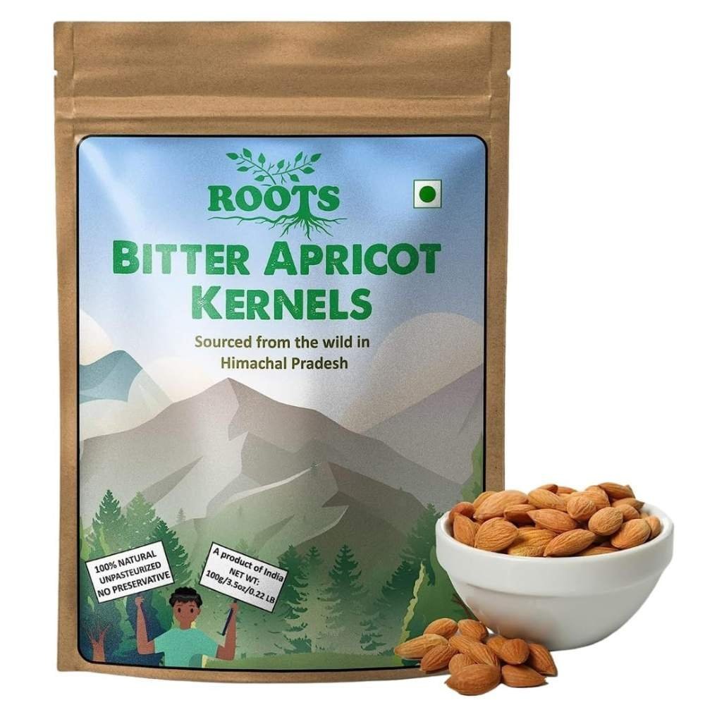uk61qChH4QpL.jpg Vedic Roots Roots|Bitter Apricot Kernels - Fresh, 100 Gram - Fast UK Delivery - Image 1