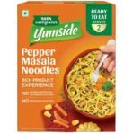 Tata Sampann Yumside Instant Pepper Masala Veg Noodles, 285g, Ready to Eat Food, Ready in 60 secs, NO Preservatives, NO Added Artificial Colours & Flavours, Pack of 1 - Fast UK Delivery