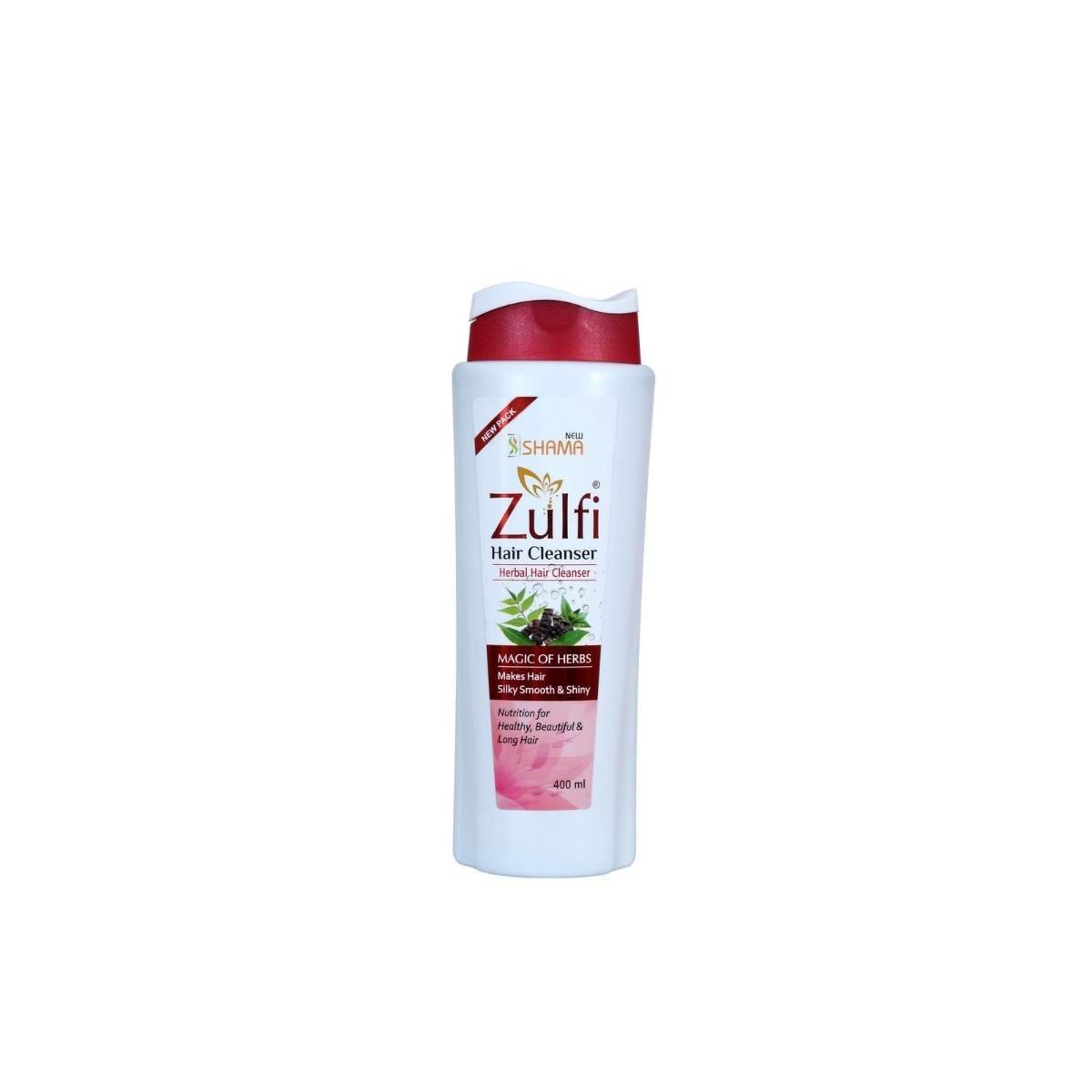 uk61r4Z8sp03L-1.jpg New Shama Zulfi Herbal Hair Cleanser Shampoo, 400ml - Fast UK Delivery - Image 1