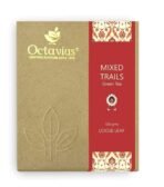 Octavius | Mixed Trail Green Tea - 100Gm (50 Cups) | 100% Natural | Loose Leaf | Tulsi, Mint, Rose, Black Pepper, Cinnamon, Star Anise, Clove, Licorice, Lemon Grass| Boost Immunity | Relives Stress - Fast UK Delivery