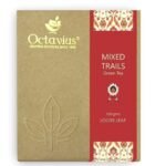 Octavius | Mixed Trail Green Tea - 100Gm (50 Cups) | 100% Natural | Loose Leaf | Tulsi, Mint, Rose, Black Pepper, Cinnamon, Star Anise, Clove, Licorice, Lemon Grass| Boost Immunity | Relives Stress - Fast UK Delivery