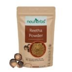 Neuherbs Reetha Powder 100g (Pack of 1) For Men & Women | Pure & Natural Powder for Hair Cleansing and Nourishment | Cruelty & Paraben Free | With No Artificial Colour & Additives - Fast UK Delivery