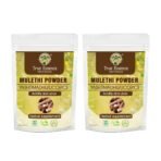 Heera Ayurvedic Research Foundation Natural Mulethi Powder 400Gm (Pack of 2)|Yashtimadhu|Licorice for Acidity - Fast Shipping to USA