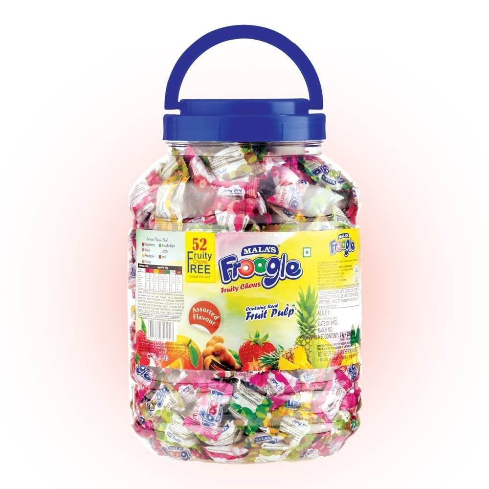 uk61tJb47Wo3L-1.jpg MALA's Assorted Froogle 2kg Pet Jar - Fast UK Delivery - Image 1