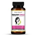 VEDIC ROOTS Healthy Cycle Capsule PCOS PCOD Periods Care | Leucorrhoea White Discharge Relief | Woman Health Wellness Supplement AYUSH Approved 100% Safe - 60 Capsule - Fast UK Delivery