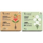 Teabox Organic Ashwagandha Green Tea 50 Teabags & Teabox Organic Jasmine Green Tea 25 Teabags | Sourced From Madurai | For Calm Mind and Relaxation - Fast UK Delivery