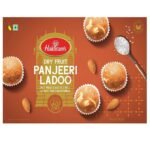 Haldiram's Mithas Ladoo - Dry Fruit Panjeeri Box, 400 Gram, Indian Sweets Diwali Gift Pack - Fast UK Delivery