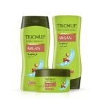 Trichup Argan Herbal Hair Care Kit For Soft, Shiny & Bouncy Hair Shampoo, Conditioner & Cream - Fast UK Delivery