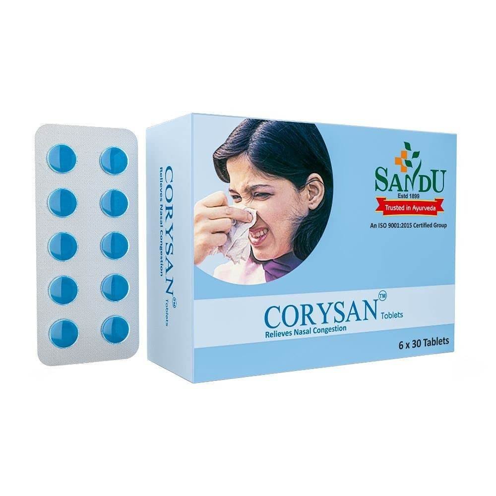 uk61vzjdxh9S.jpg Sandu Corysan 180 Tabs (6 x 30 Tabs) - Fast UK Delivery - Image 1
