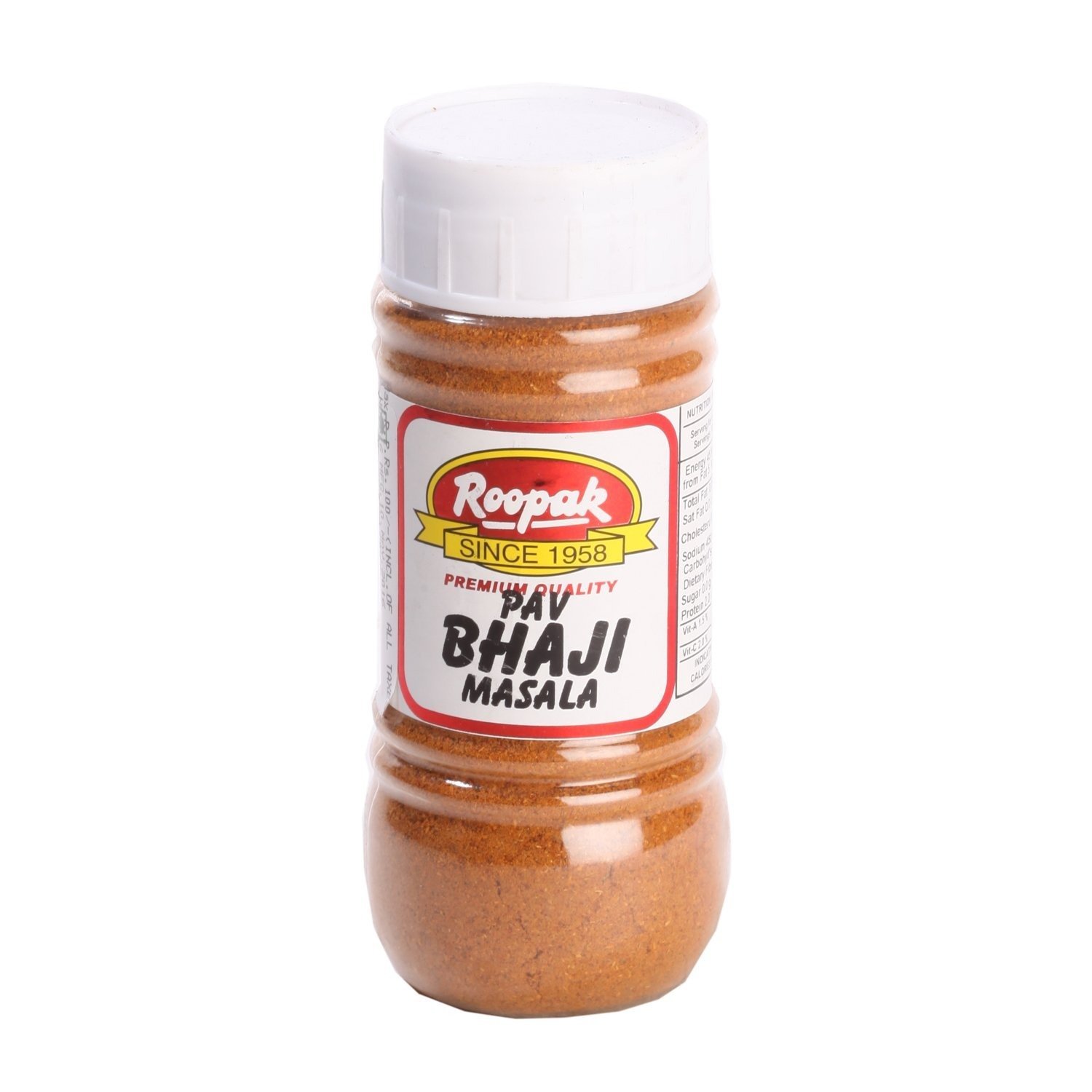 uk61w-N2GTSxL-1.jpg Roopak Masala - Pav Bhaji, 100g Bottle - Fast UK Delivery - Image 1
