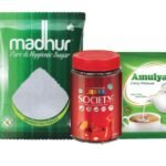 Society Masala Tea 250 g +Madhur Pure and Hygienic Sugar, 1kg +Amulya, Pouch, 200 gm (combo) Unique - Fast Shipping to USA & Canada